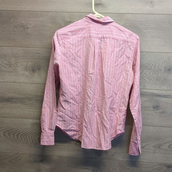 Stuart Lang Striped Button Down Top Women's Plus Size 14 - Picture 6 of 6